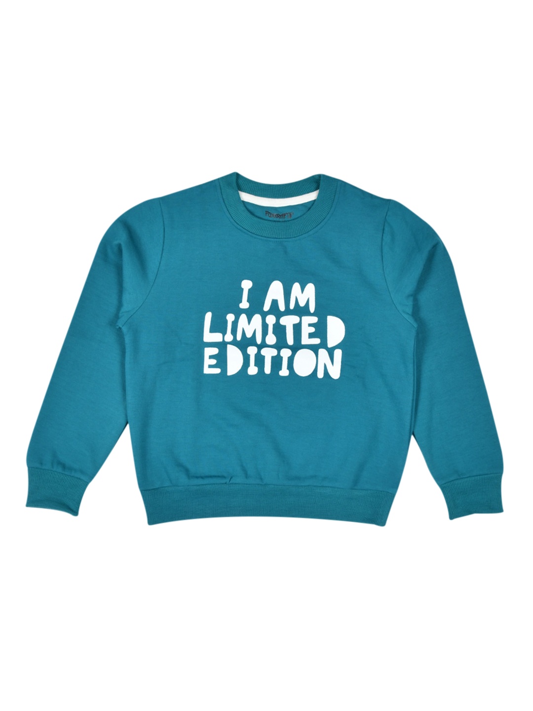 

FUNKRAFTS Unisex Kids Blue Printed Fleece Sweatshirt