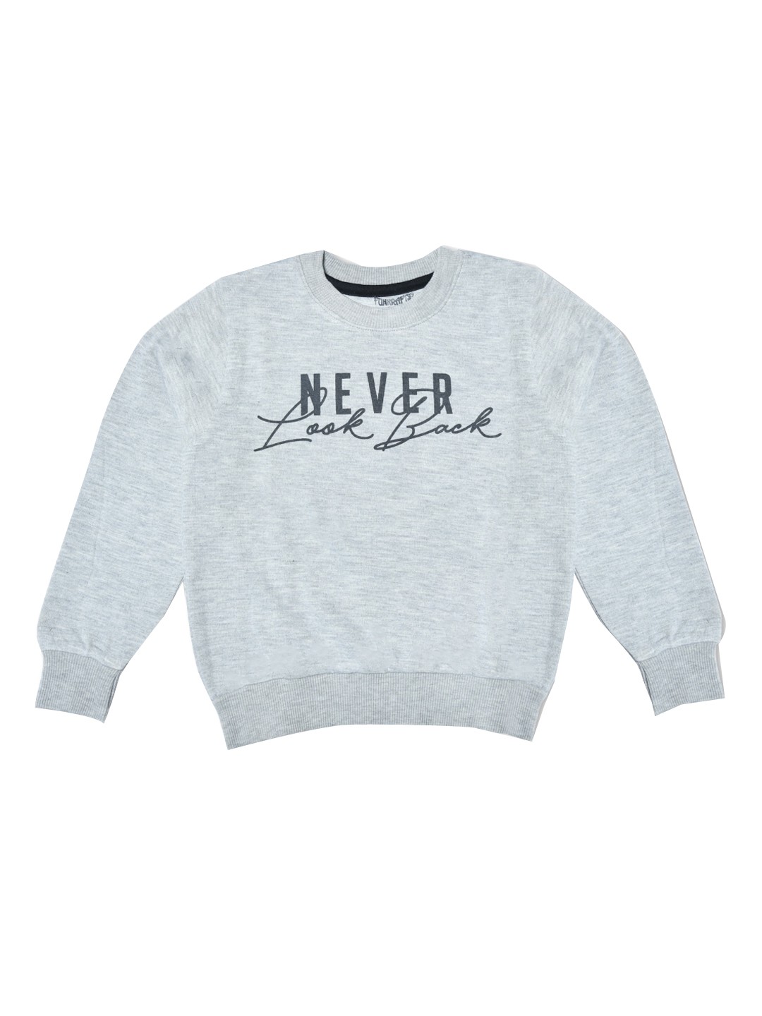 

FUNKRAFTS Unisex Kids Grey Printed Fleece Sweatshirt