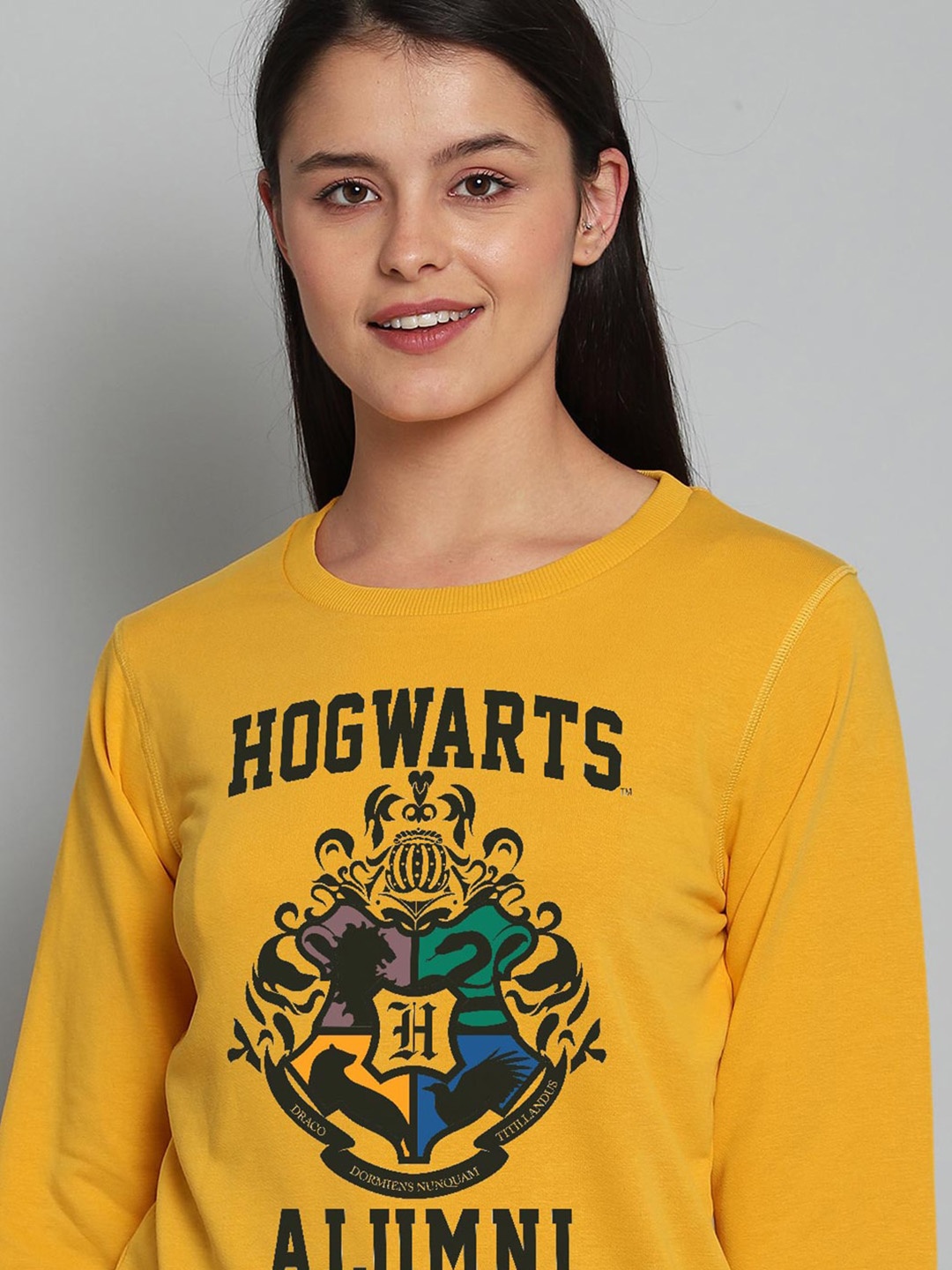 

Free Authority Women Yellow Harry Potter Printed Sweatshirt