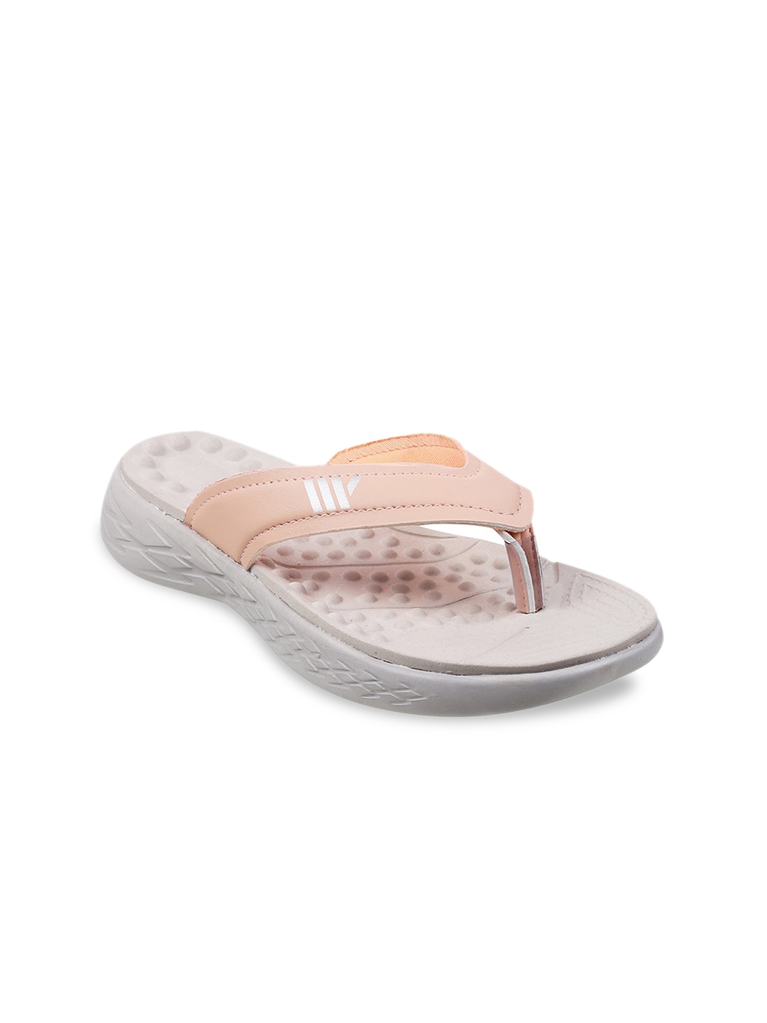 

WALKWAY by Metro Women Peach-Coloured Thong Flip-Flops