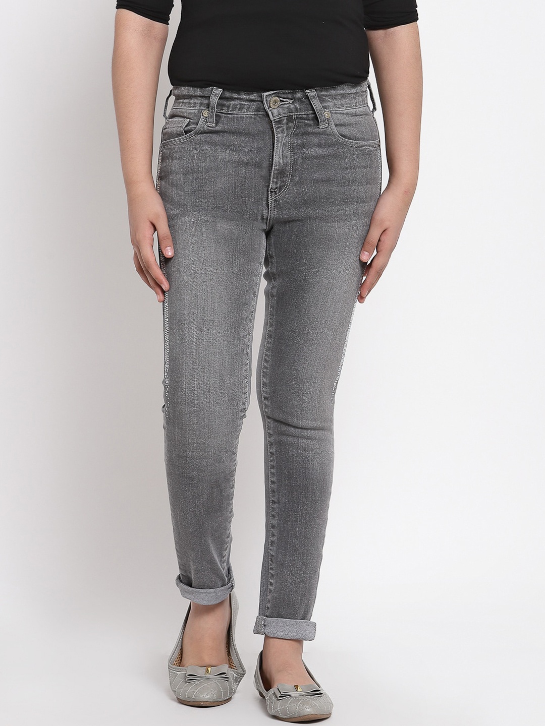 

Pepe Jeans Girls Grey Skinny Fit Light Fade Stretchable Jeans