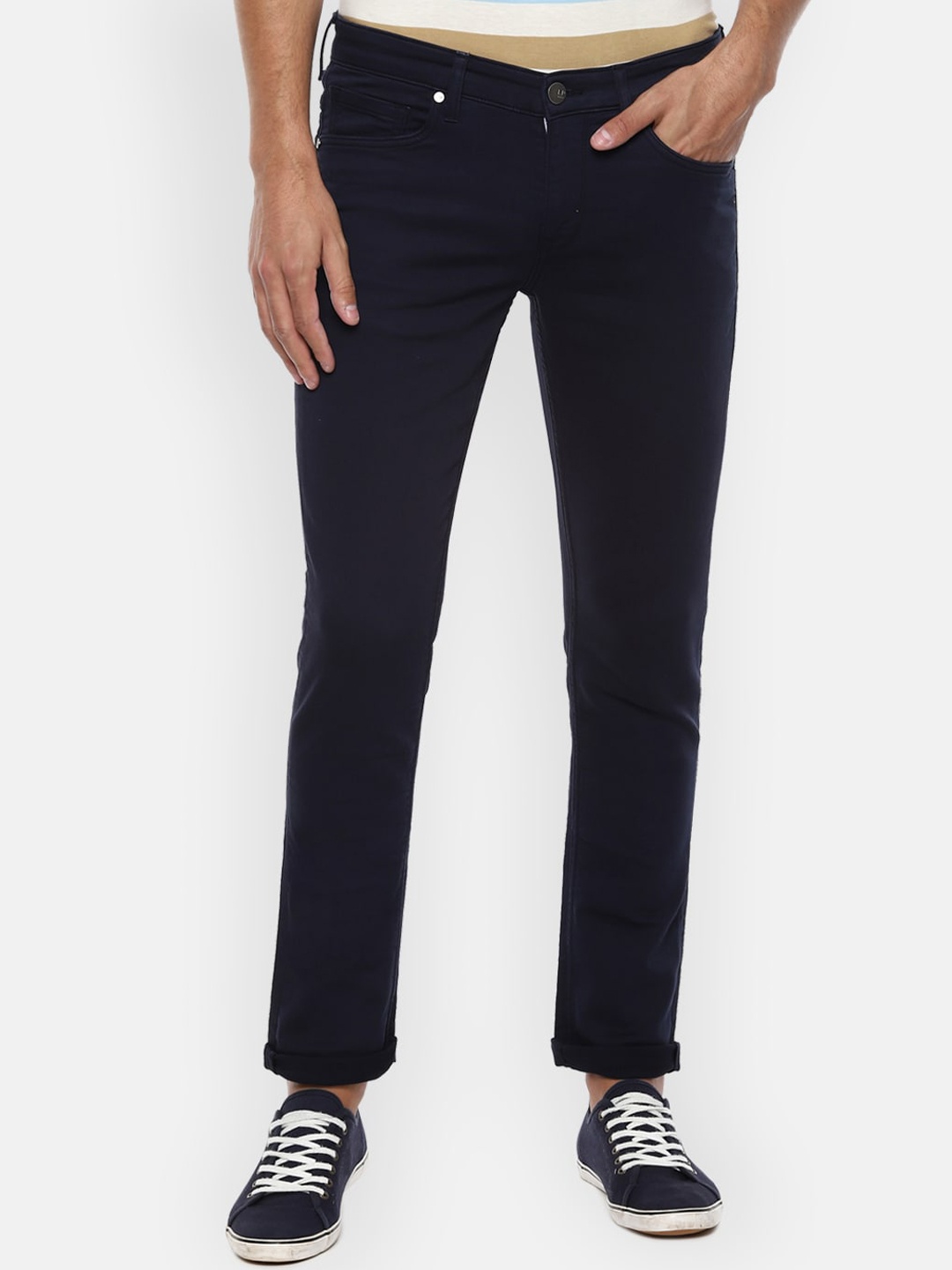 

Louis Philippe Jeans Men Navy Blue Slim Fit Jeans
