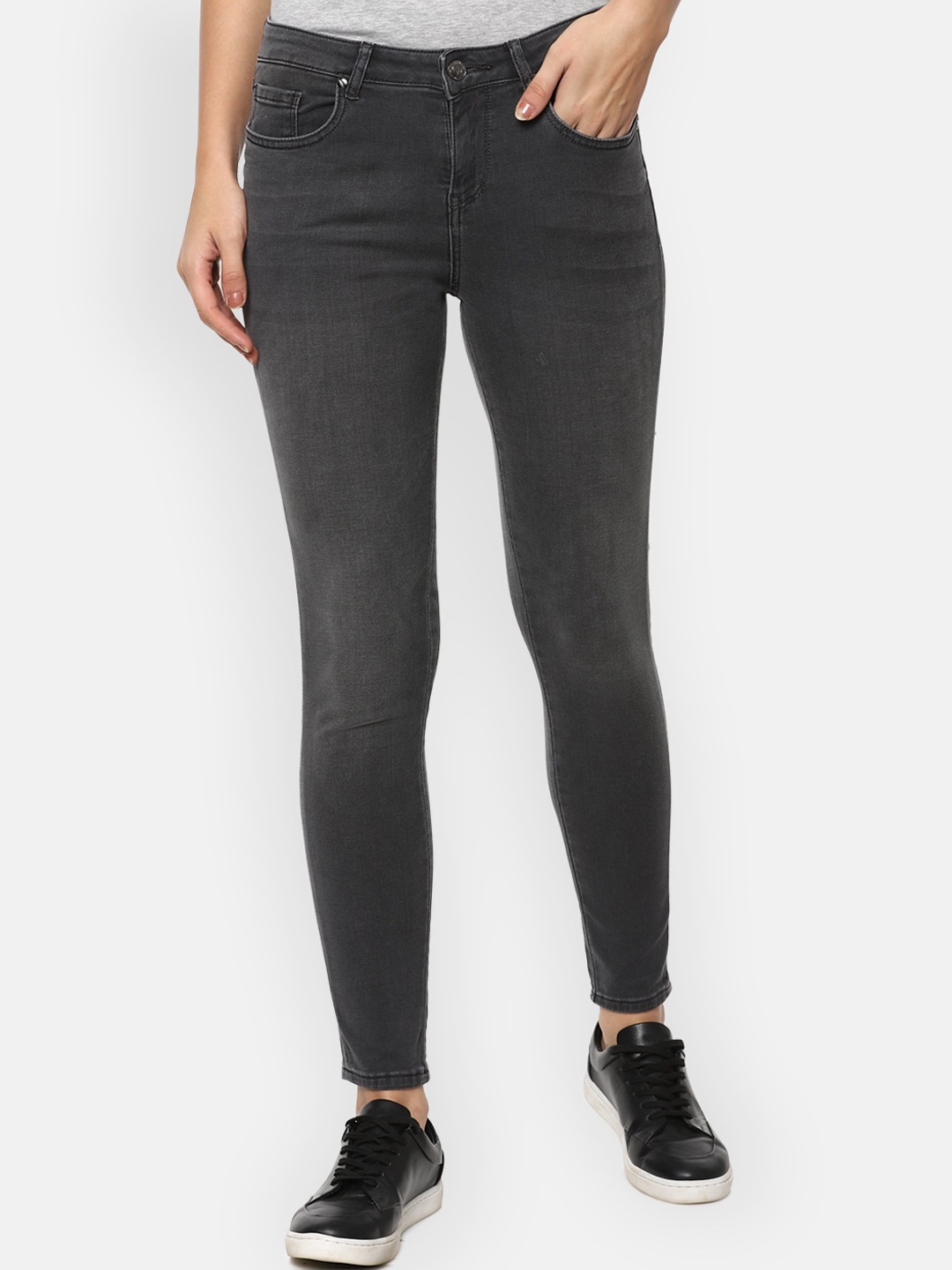 

Van Heusen Woman Women Grey Slim Fit Jeans