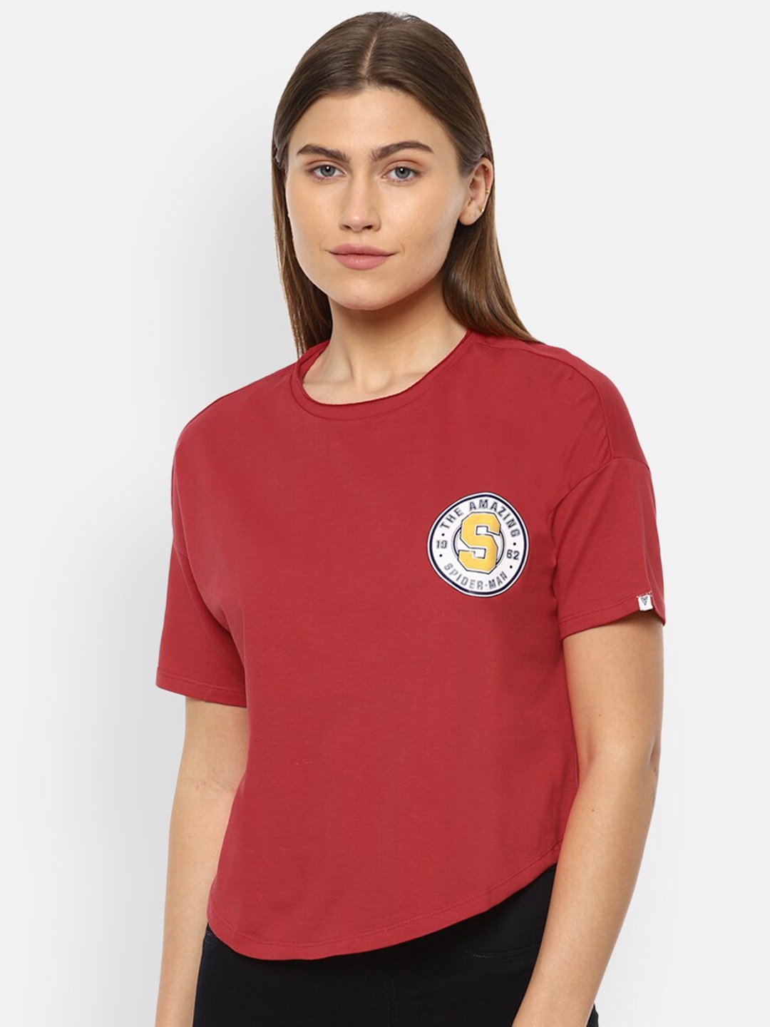 

Van Heusen Woman Red Regular Top
