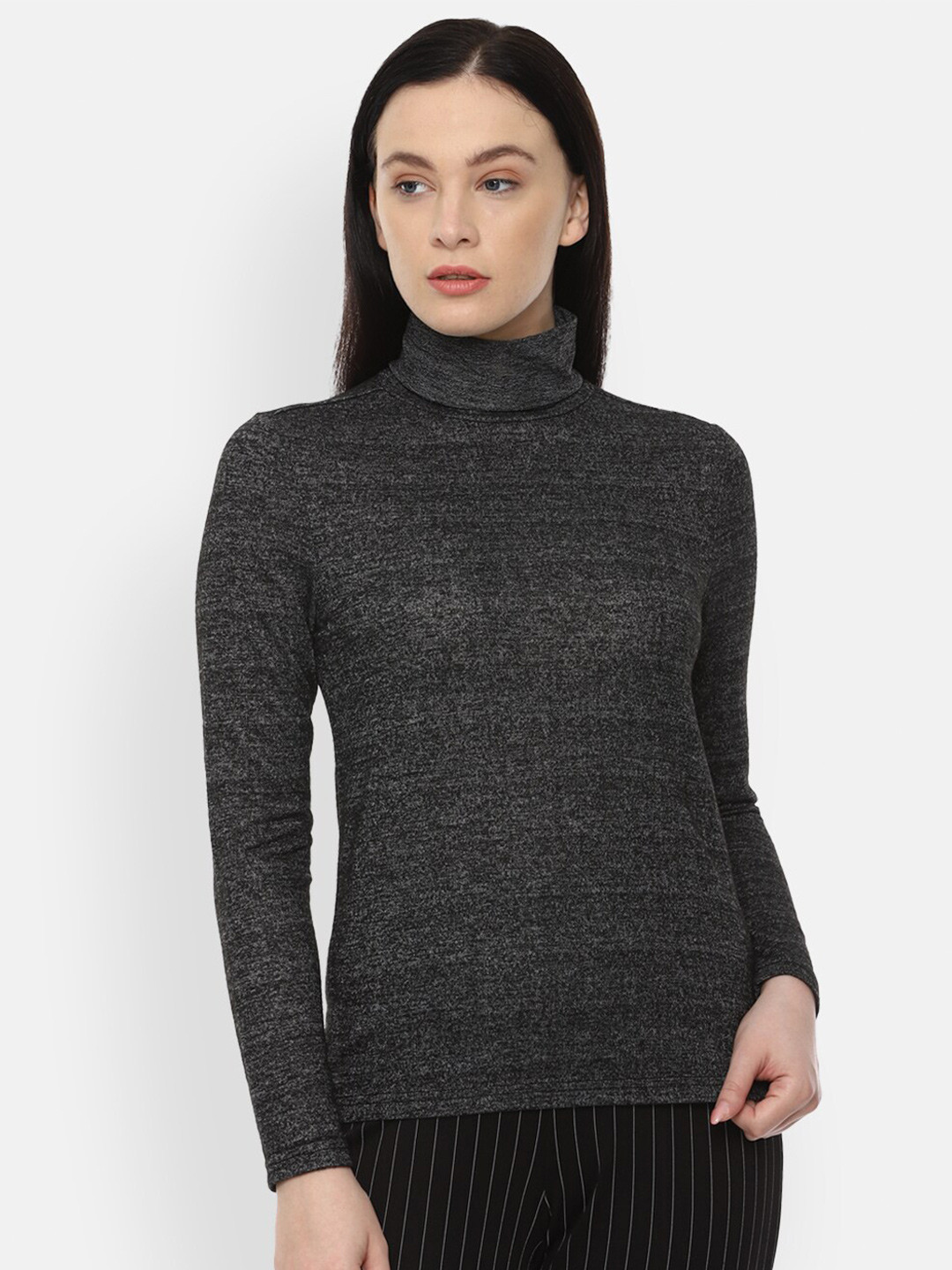 

Van Heusen Woman Grey Regular Top
