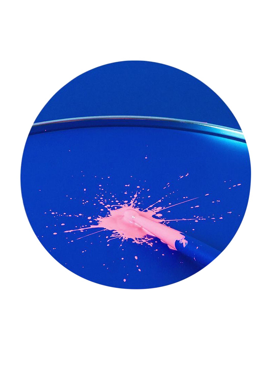

THE ARTMENT Red Splattered Colors Canvas (Matte Finish)