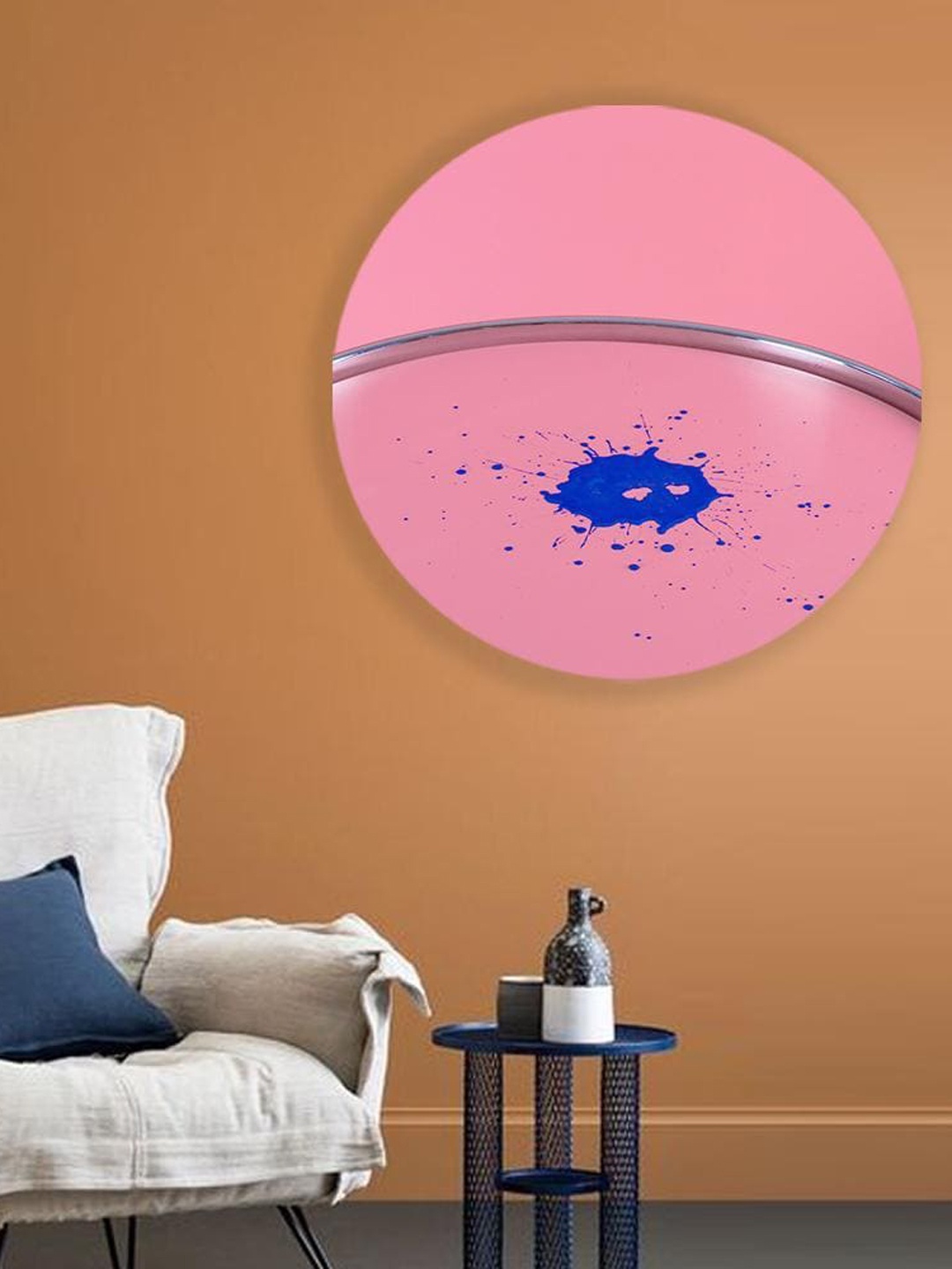 

THE ARTMENT Red Splattered Colors Canvas (Matte Finish)