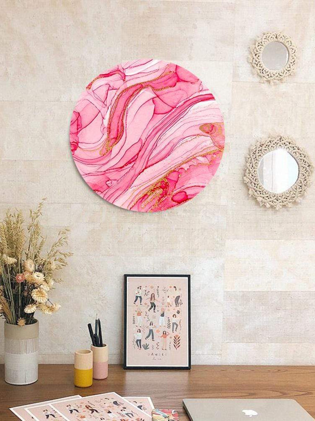 

THE ARTMENT Pink In the Sunset Light Canvas Wall Art