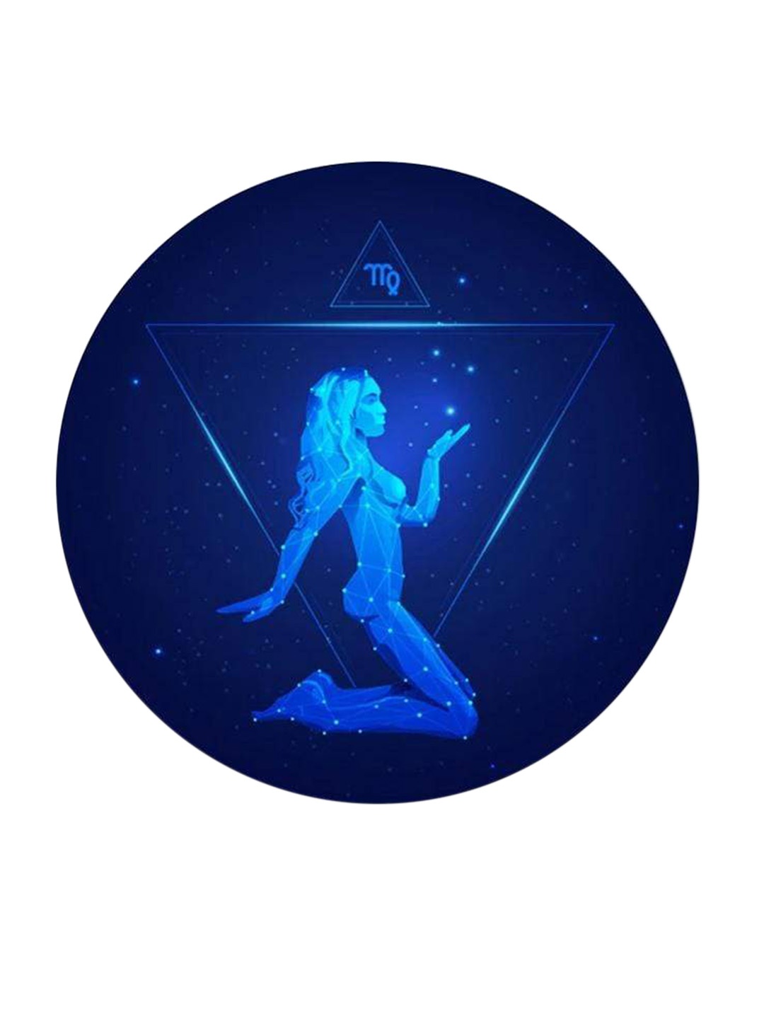 

THE ARTMENT Beyond the Bluest Skies Zodiac Canvases (Matte Finish)- Virgo (Small), Multi