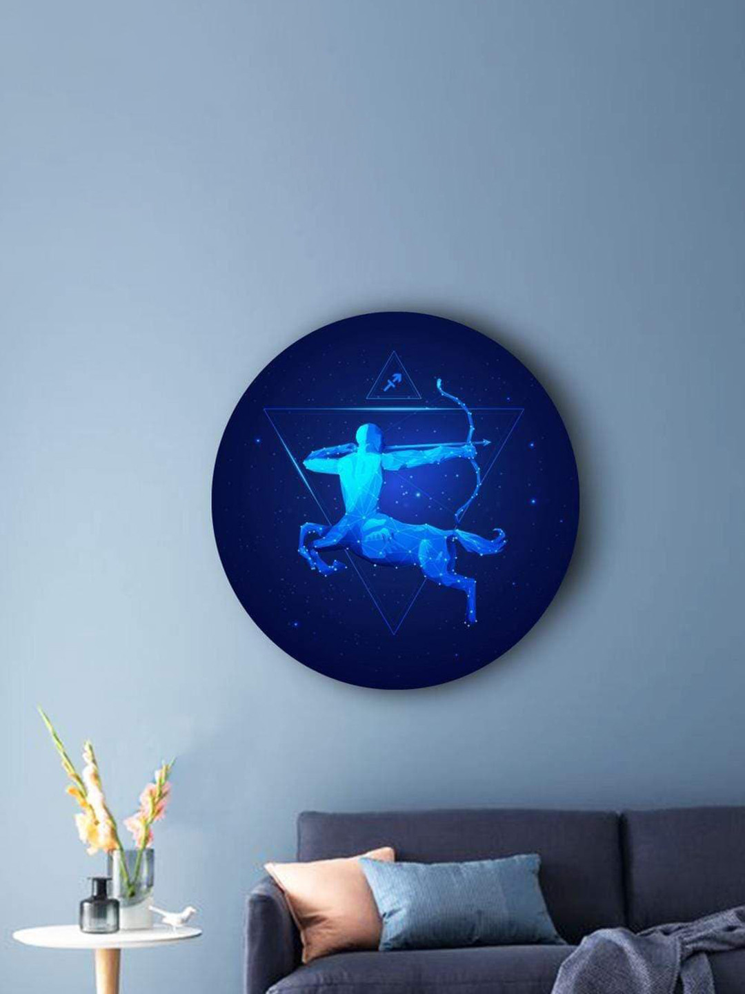 

THE ARTMENT Beyond the Bluest Skies Zodiac Canvases (Matte Finish)- Sagittarius (Small), Blue