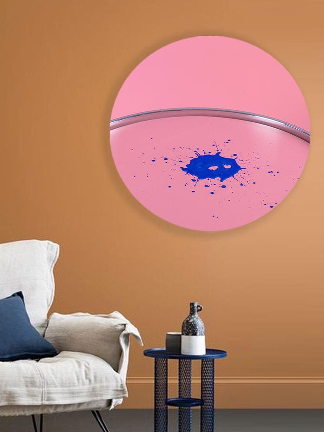 

THE ARTMENT Red Splattered Colors Canvas (Matte Finish)