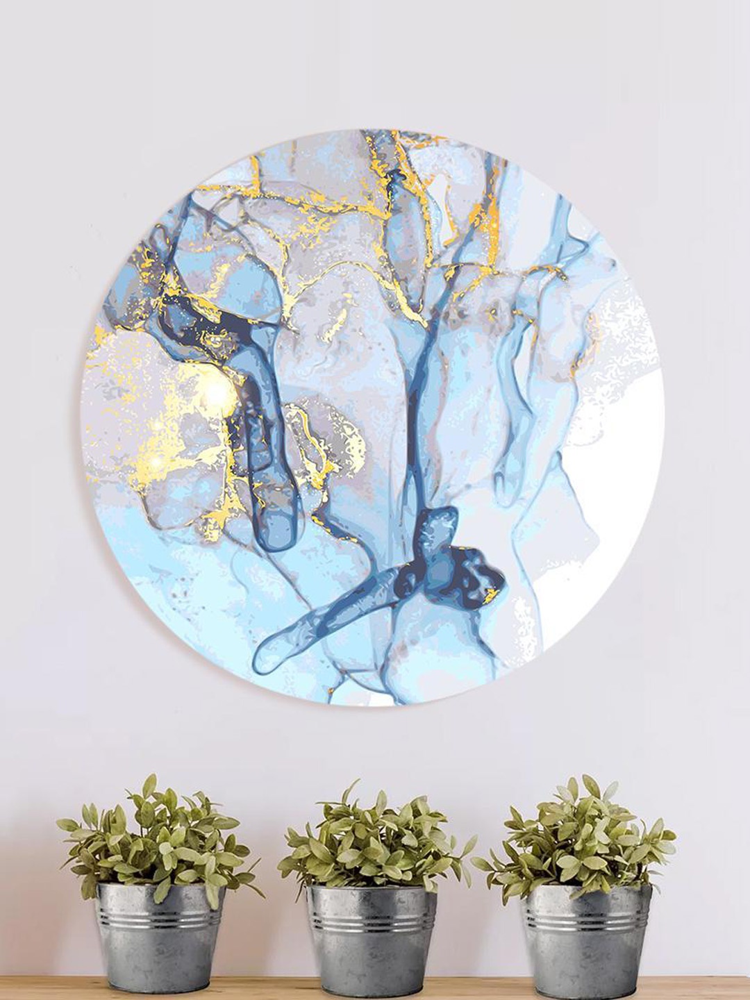 

THE ARTMENT Blue Richness of the Marble Canvas Matte Finish Canvas- Small
