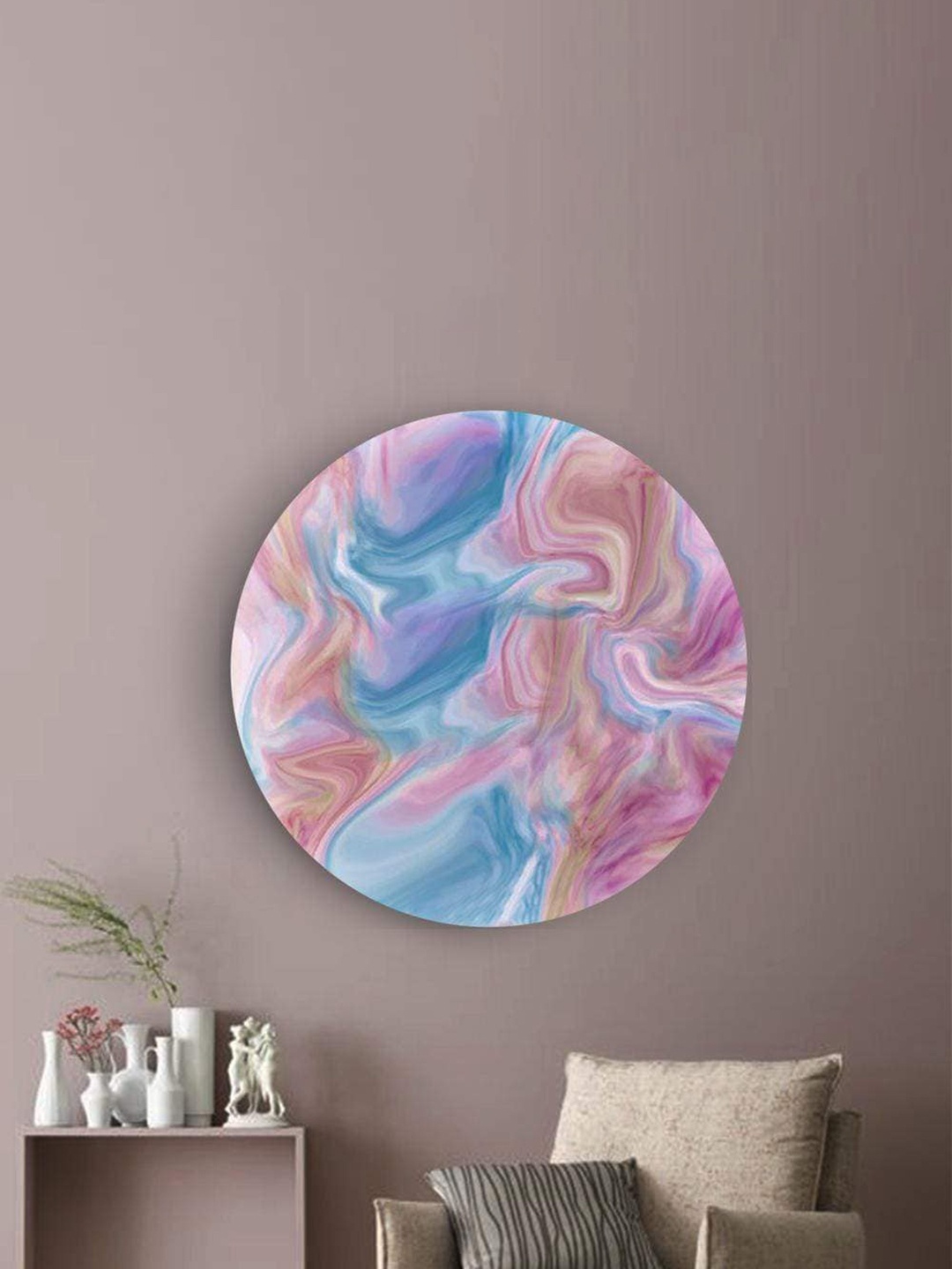 

THE ARTMENT Blue Exuberant Lines Canvas Wall Art
