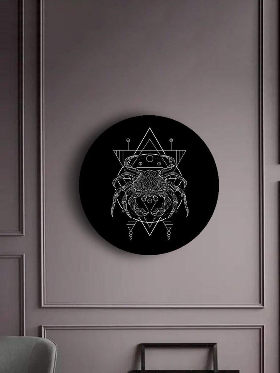 

THE ARTMENT Black & White Geometry Zodiac Canvases
