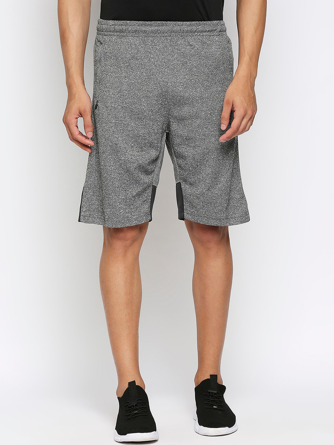 

Black Panther Men Grey Slim Fit Regular Shorts