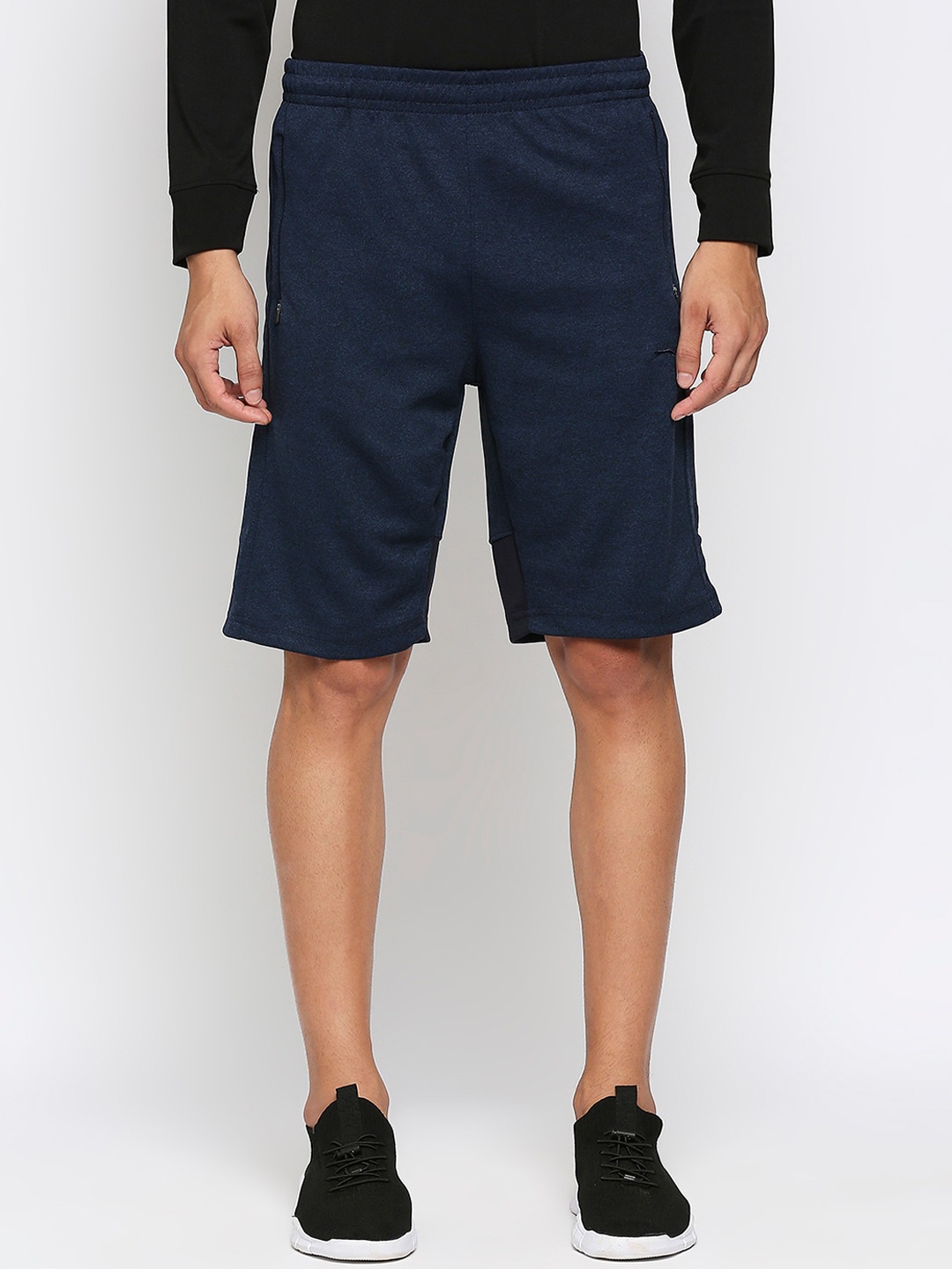 

Black Panther Men Black Slim Fit Regular Shorts