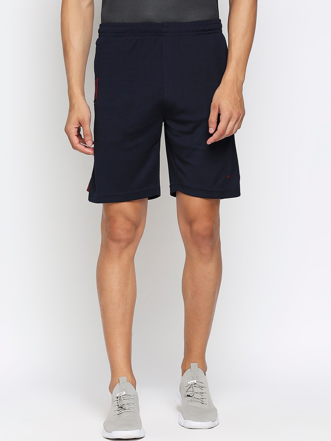 Black Panther Men Black Slim Fit Sports Shorts