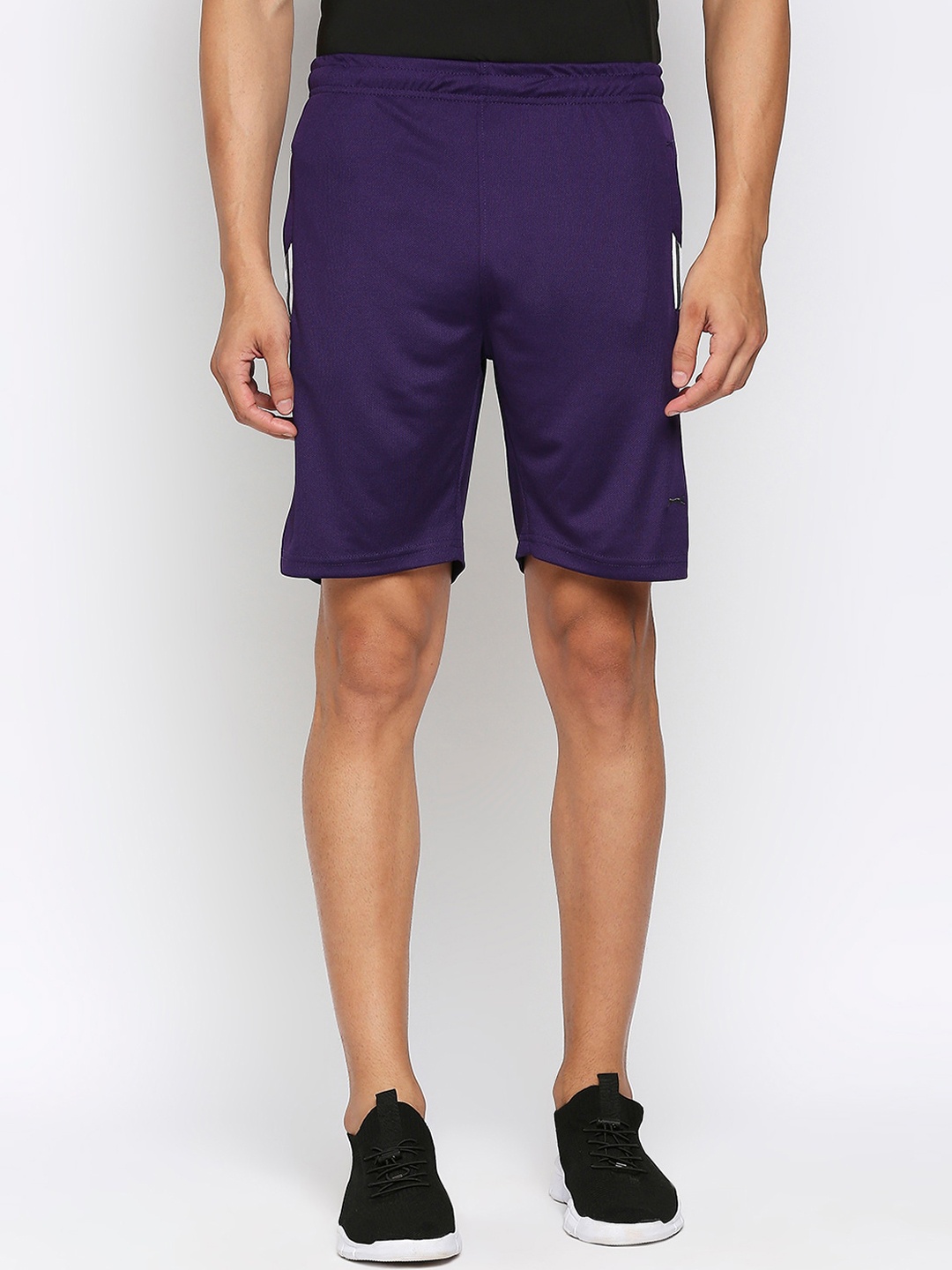 

Black Panther Men Purple Slim Fit Sports Shorts