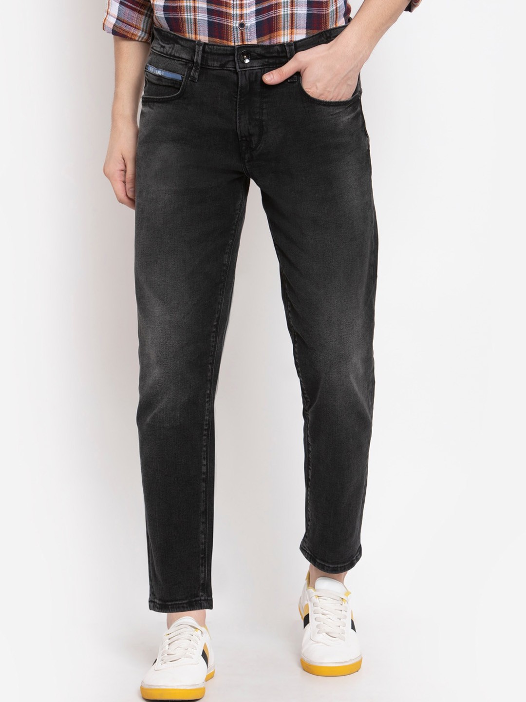 

Pepe Jeans Men Light Fade Stretchable Jeans, Black