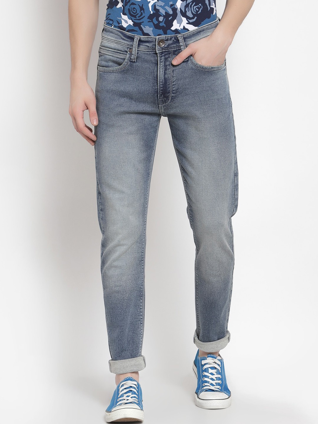 

Pepe Jeans Men Heavy Fade Stretchable Jeans, Blue