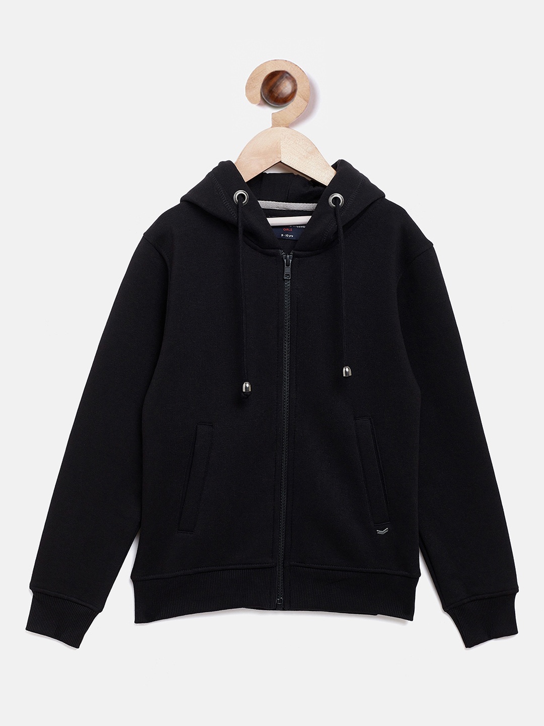

Crimsoune Club Girls Black Hooded Sweatshirt