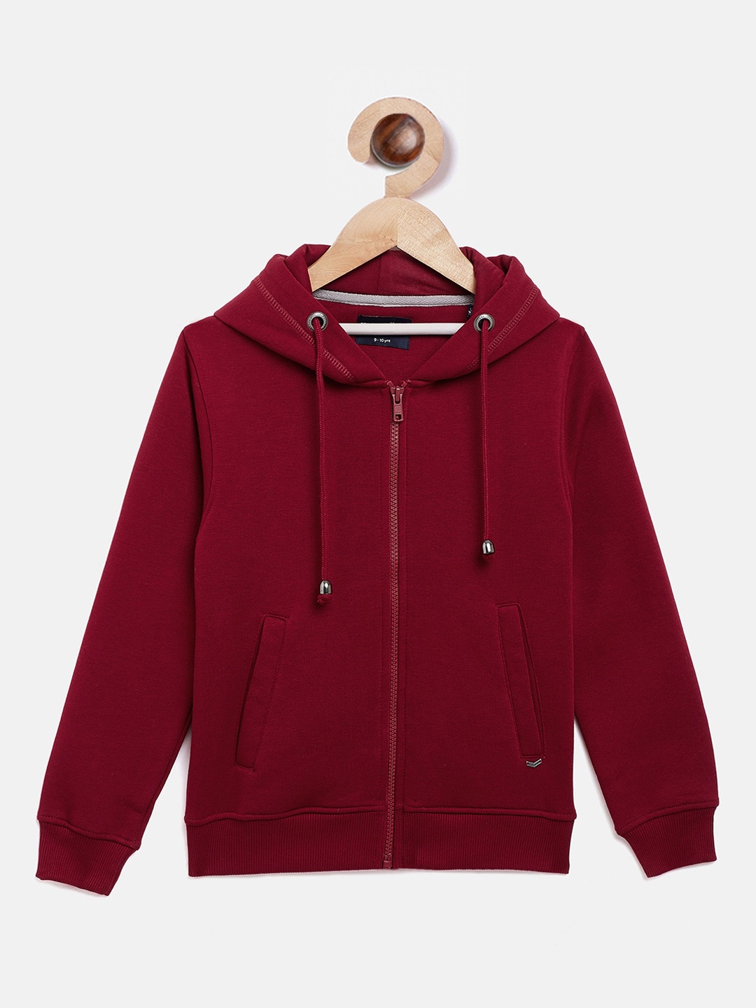 

Crimsoune Club Girls Red Hooded Sweatshirt