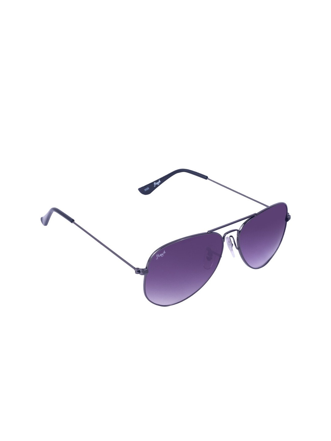 

Floyd Unisex Purple Lens & Gunmetal-Toned UV Protected Aviator Sunglasses Mo_Gmtl_Gry-Gun, Metallic