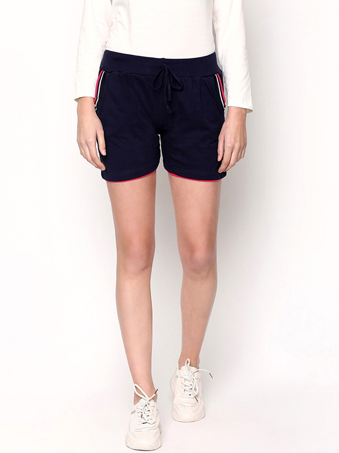 

V2 Value & Variety Women Navy Blue Regular Shorts