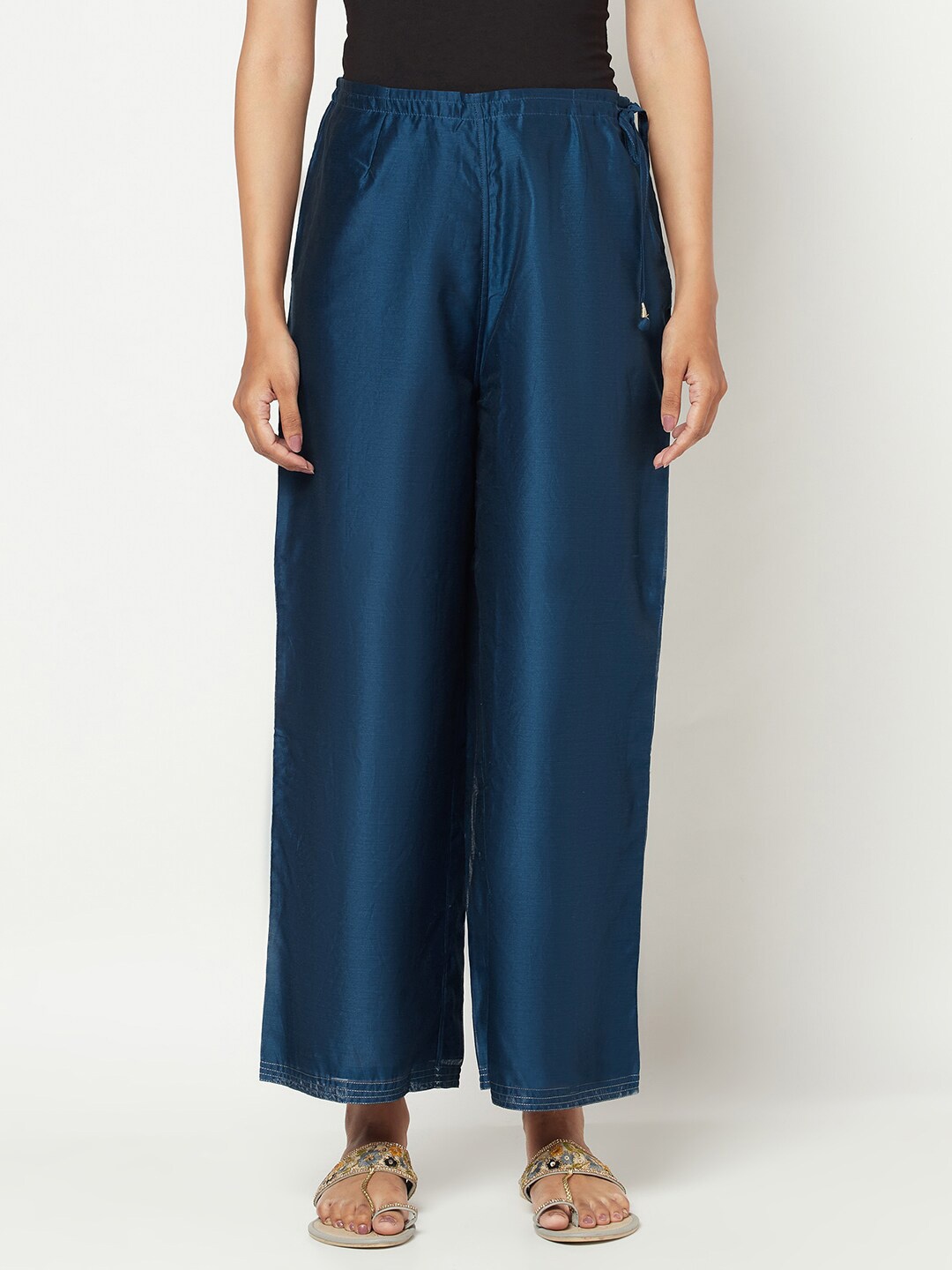 

Fabindia Women Blue Palazzos