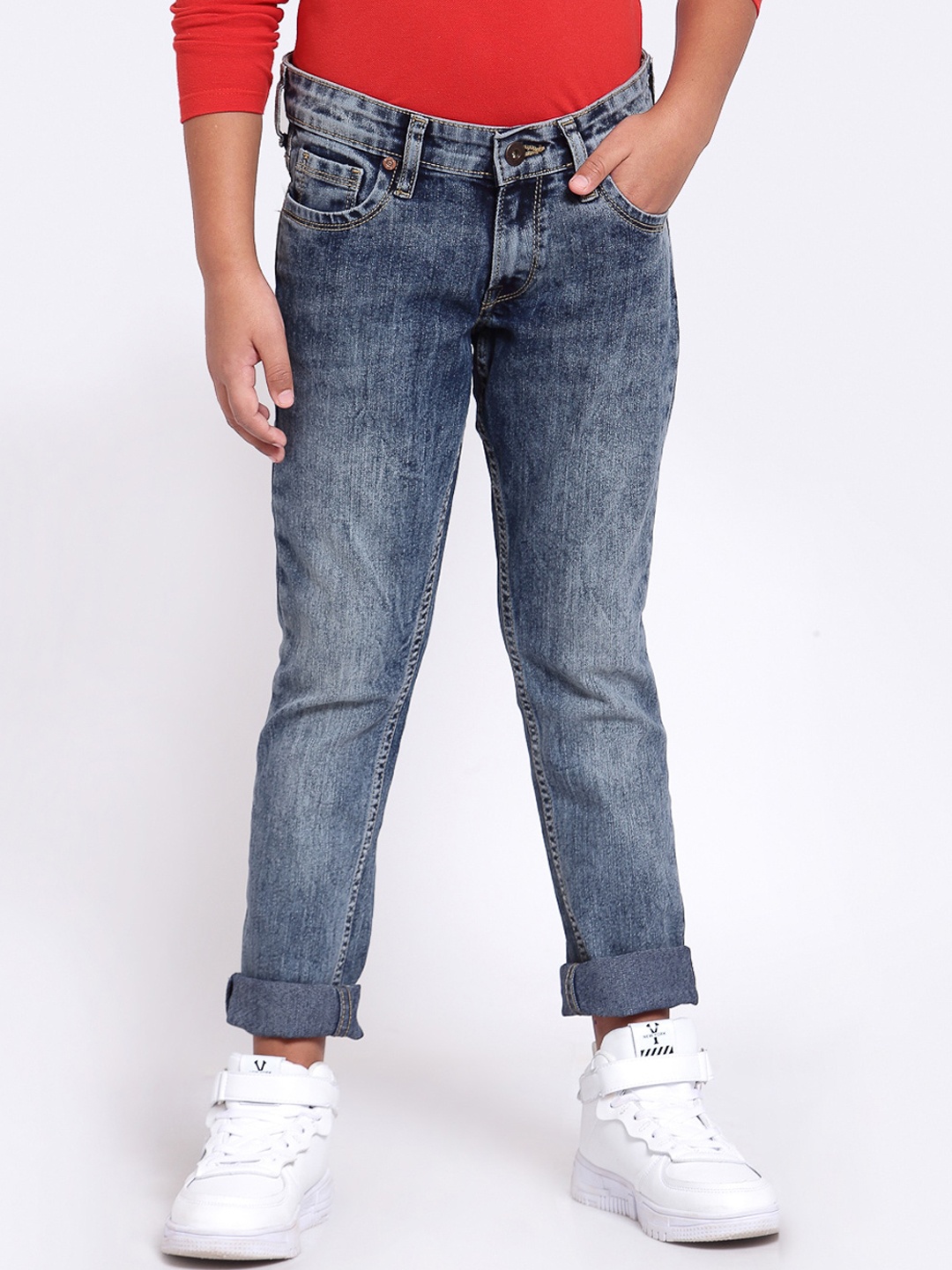 

Pepe Jeans Boys Blue Heavy Fade Jeans