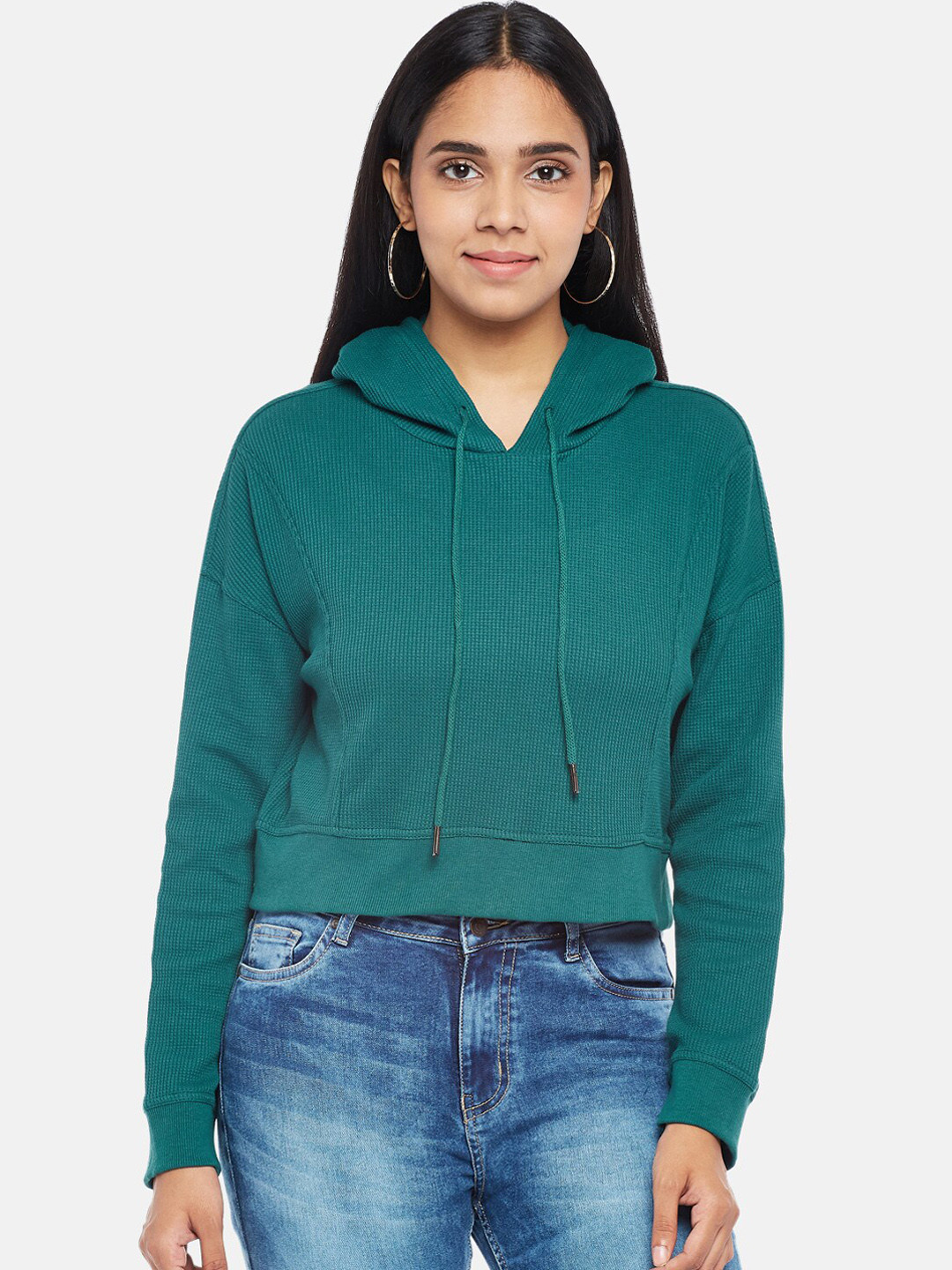 

People Women Green Sweatshirt