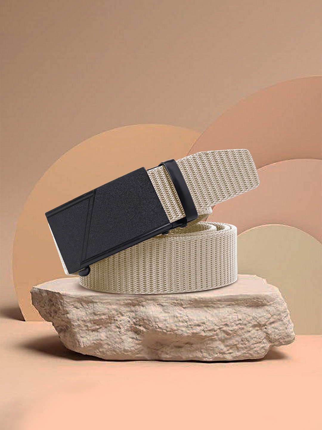 

Kastner Men Beige Textured Belt