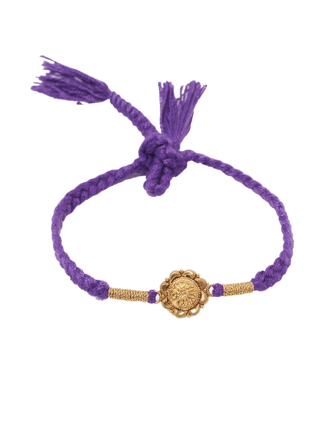 

Fabindia Purple Thread Rakhi