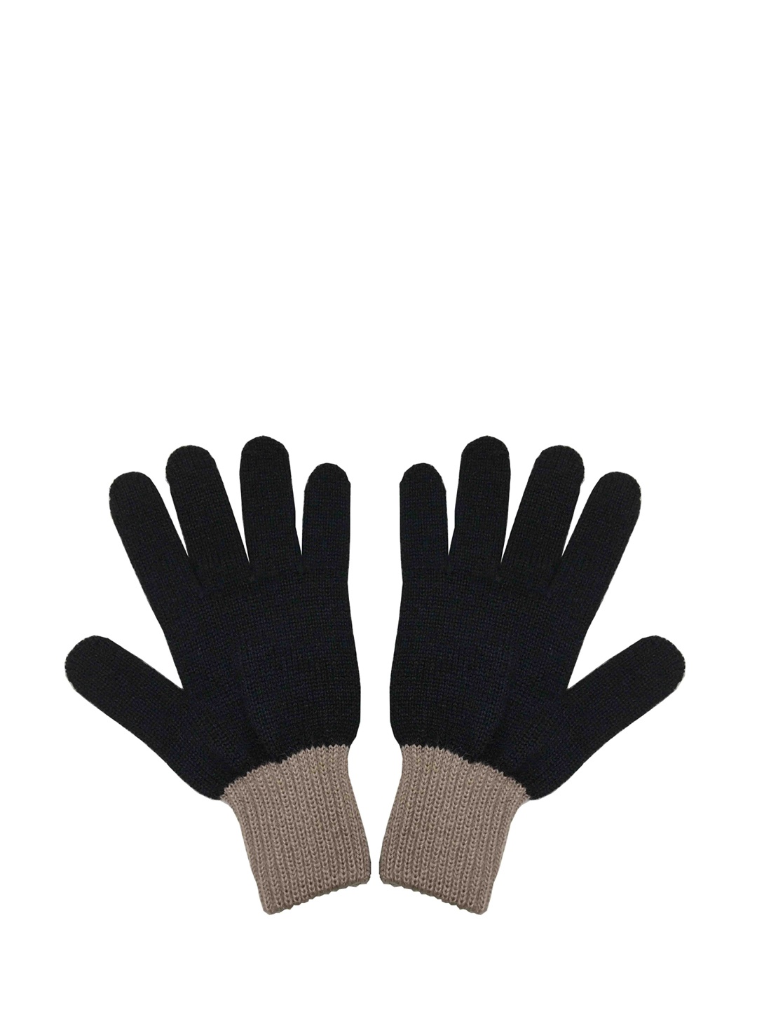 

Gajraj Women Black & Beige Winter Woolen Gloves