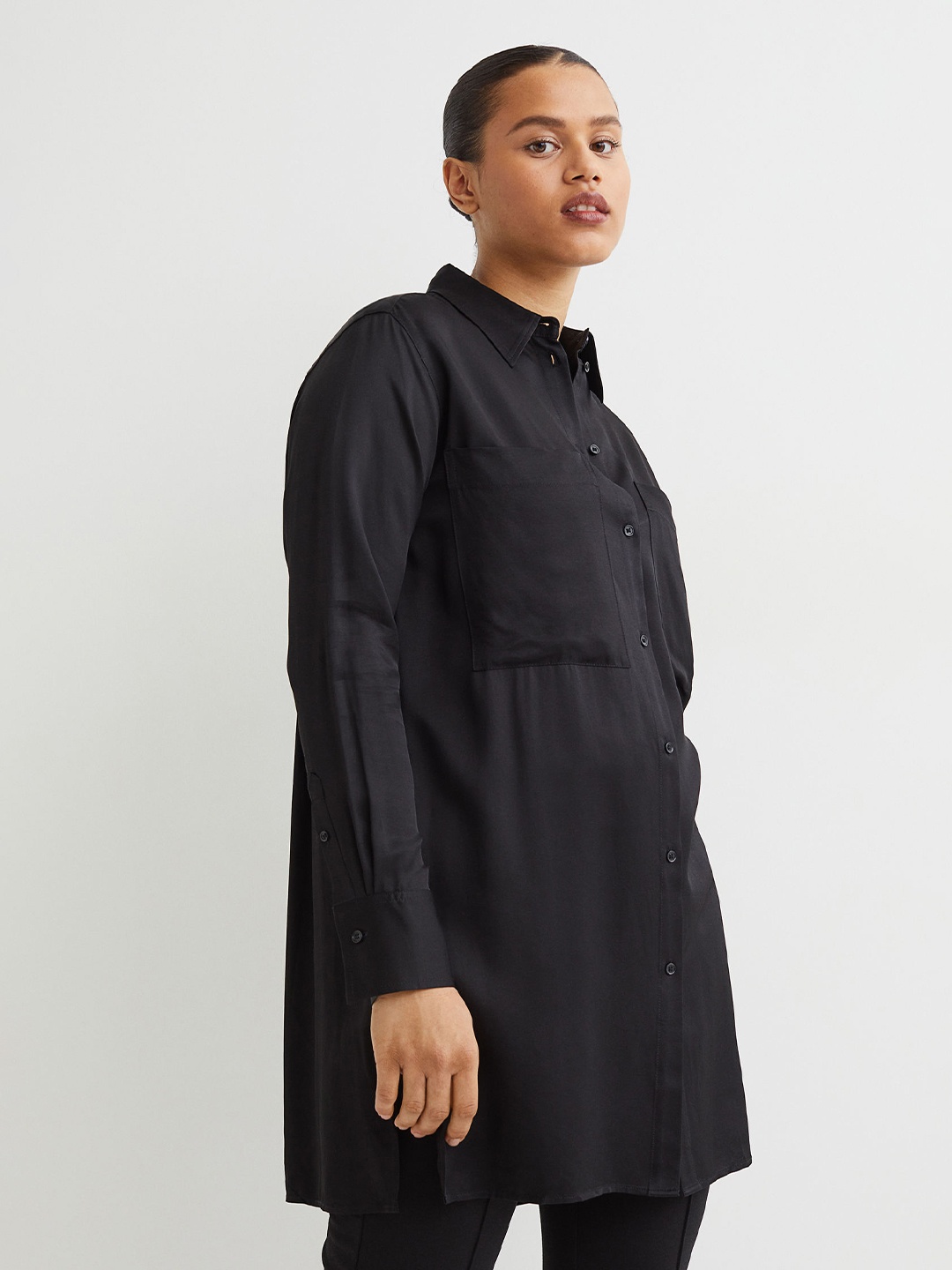 

H&M Women Black Blouse