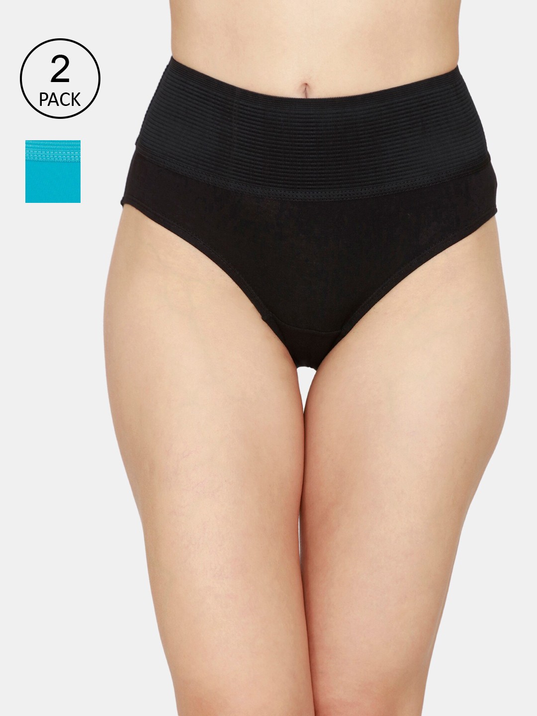 

Zivame Women Pack Of 2 Assorted Hipster Briefs