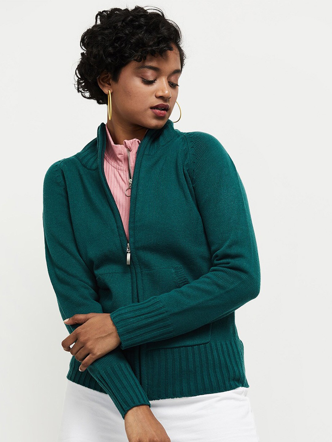 

max Women Teal Front-Open