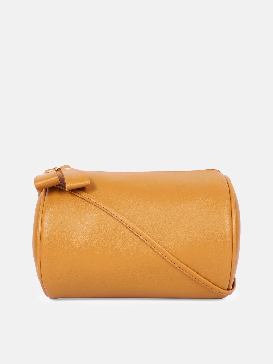 

Bagsy Malone Mustard PU Structured Sling Bag