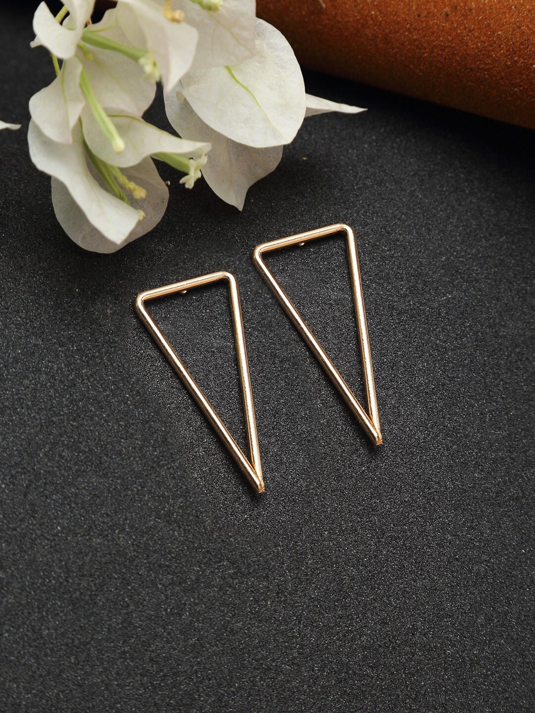 

Madame Gold-Plated Contemporary Studs