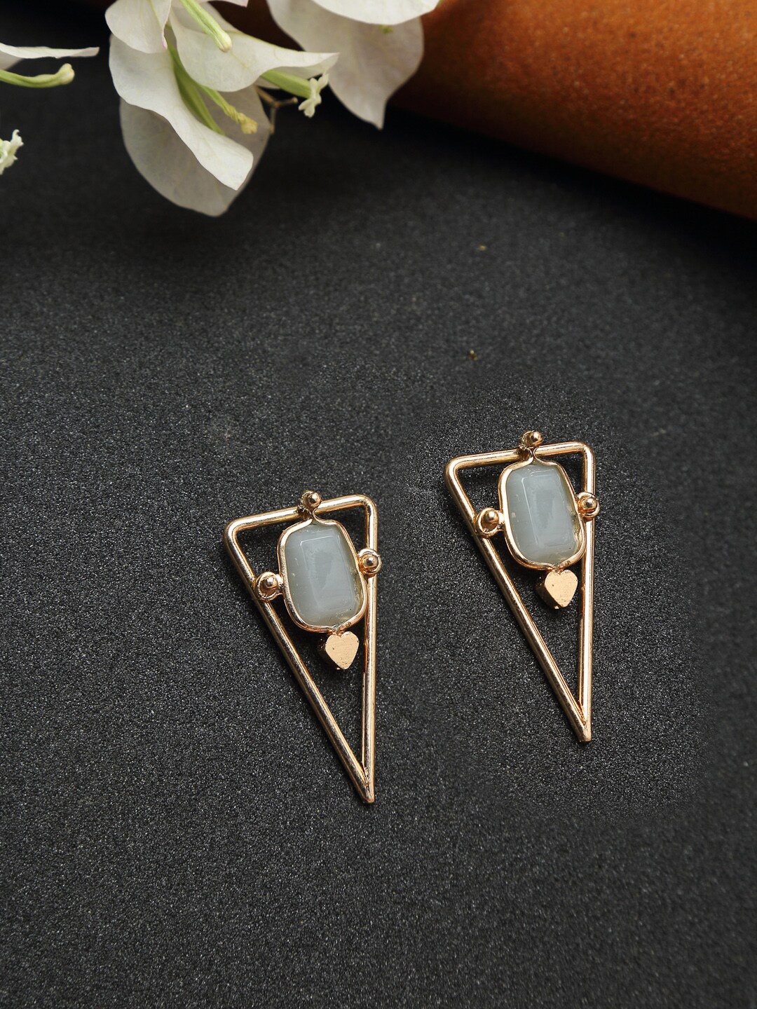 

Madame Gold-Plated Contemporary Studs Earrings