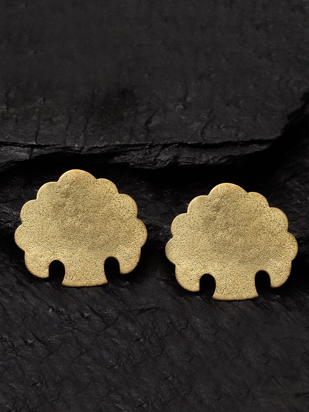 

Madame Gold-Plated Contemporary Studs