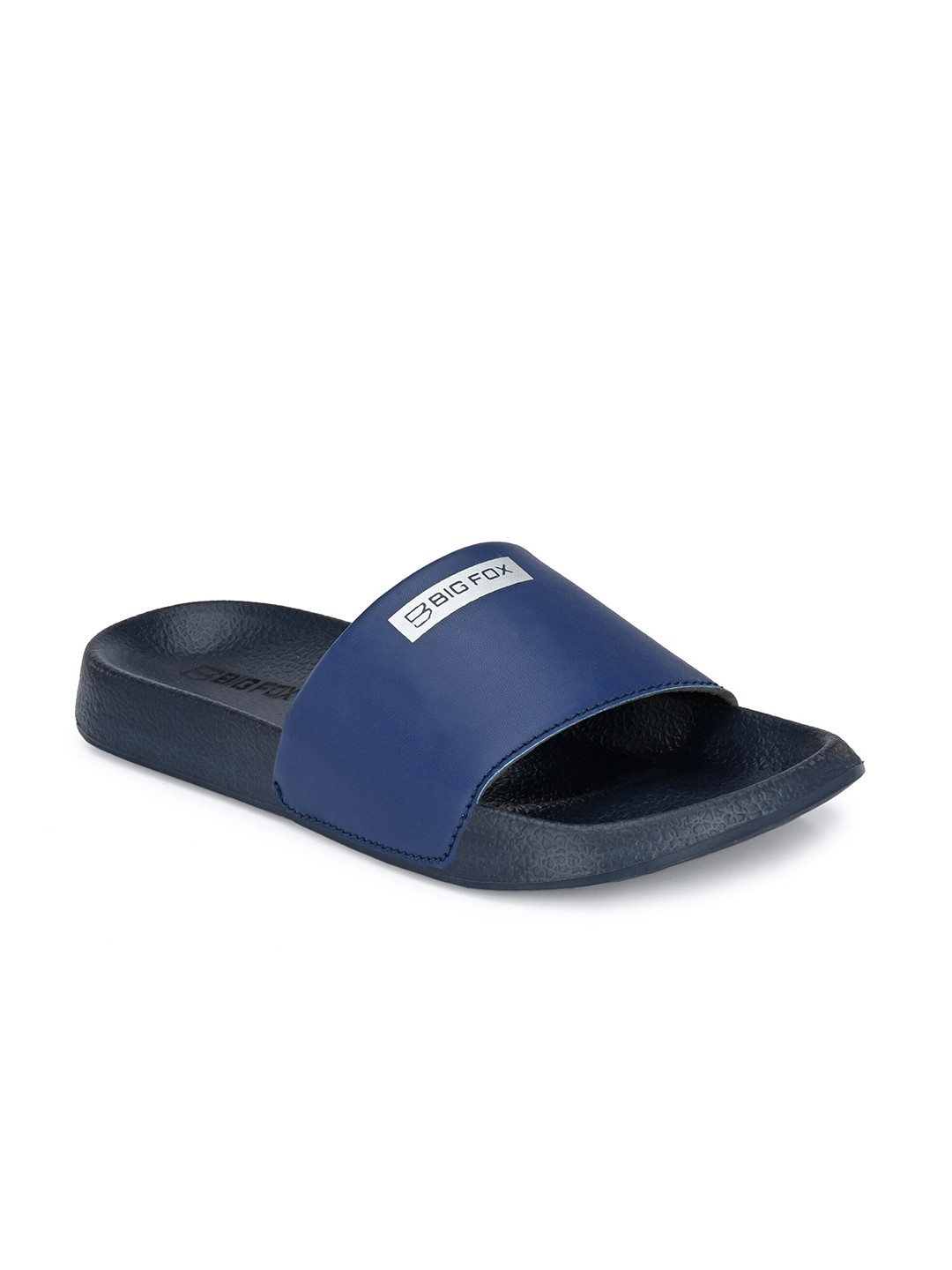 

Big Fox Men Navy Blue & White Sliders