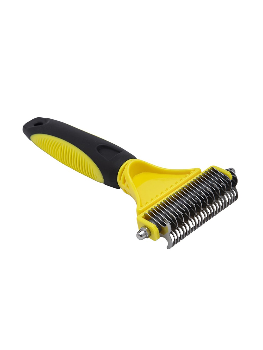 

Emily pets Yellow & Black Pet Grooming Slicker Brush Tool