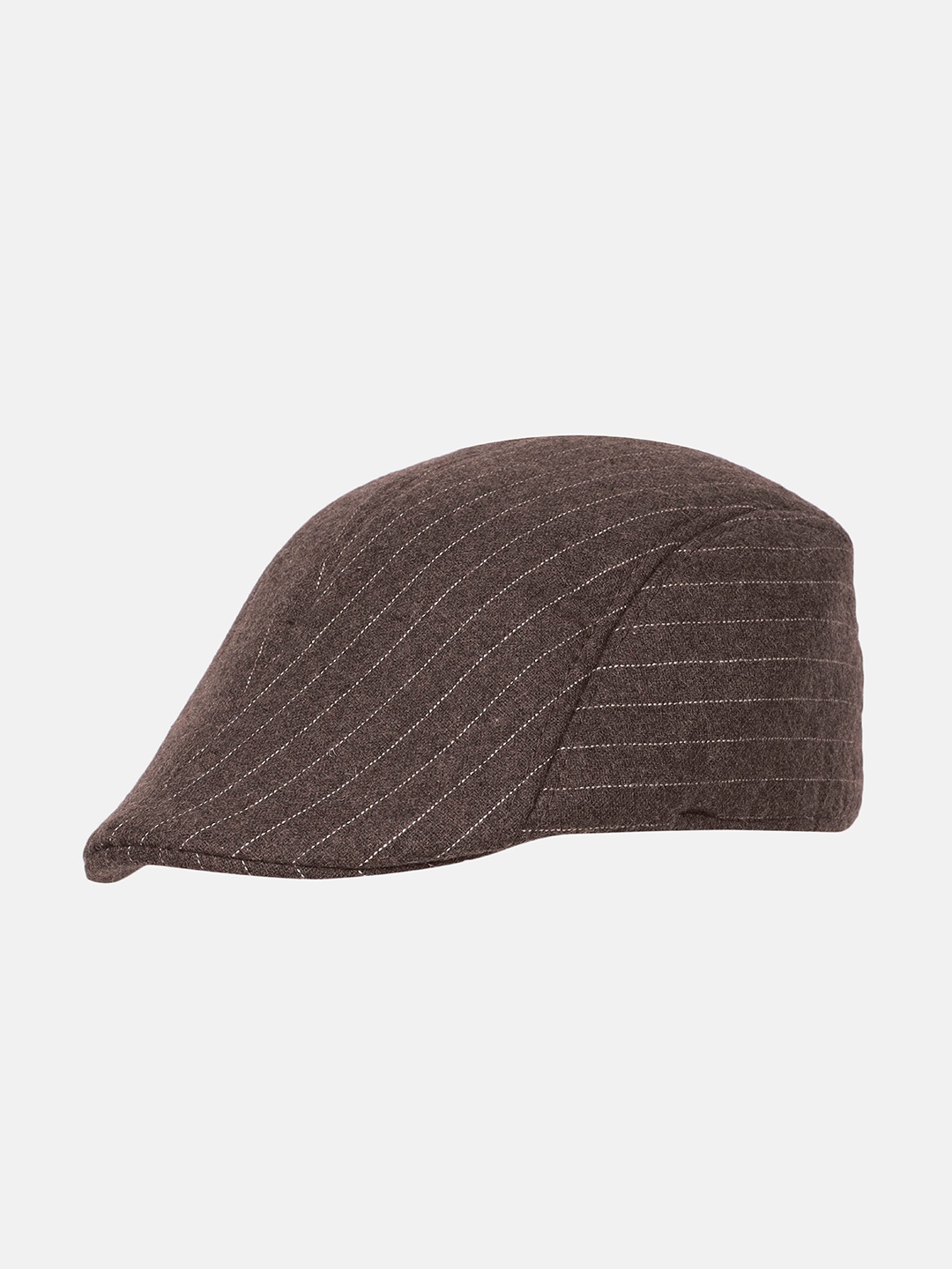 

FabSeasons Men Brown Striped Polyester Golf Ascot Cap