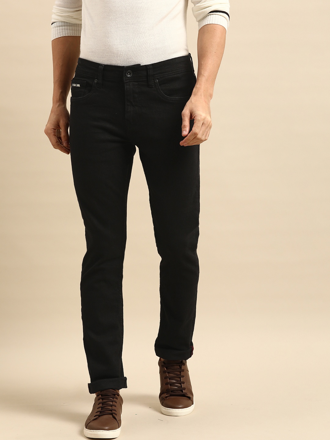 

Being Human Men Black Slim Fit Stretchable Jeans