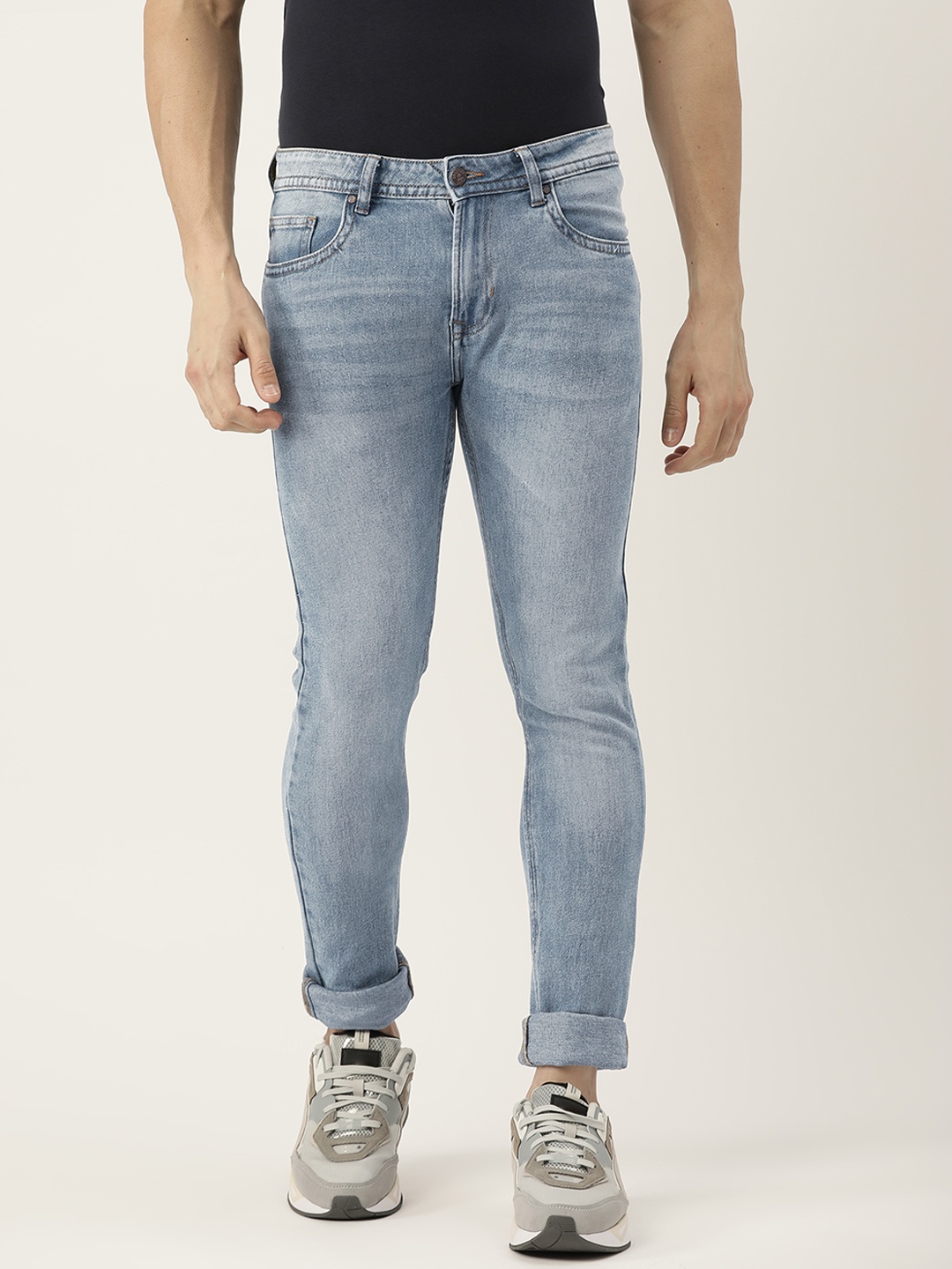 

PETER ENGLAND UNIVERSITY Men Blue Skinny Fit Stretchable Jeans