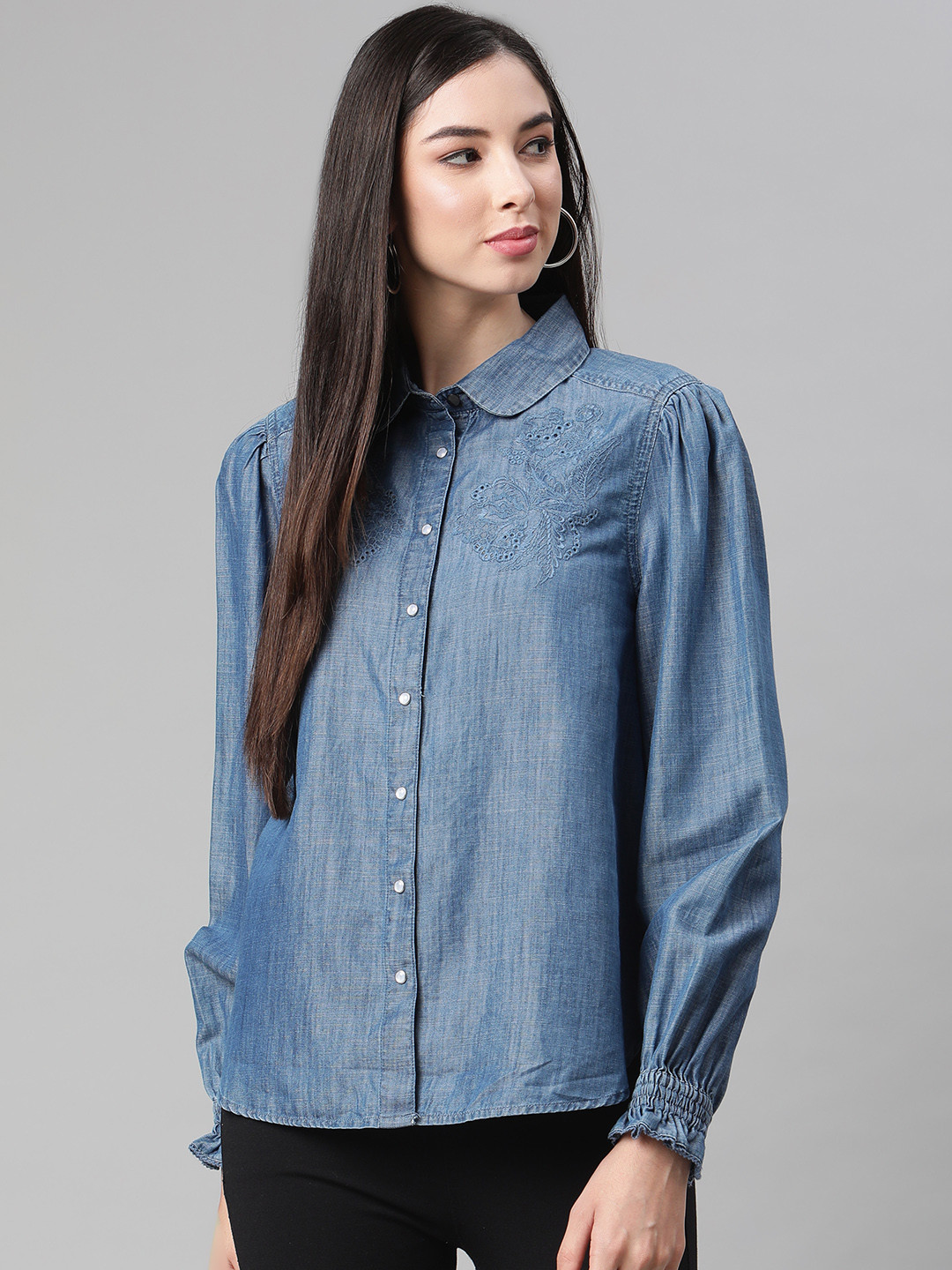 

Marks & Spencer Blue Regular Top