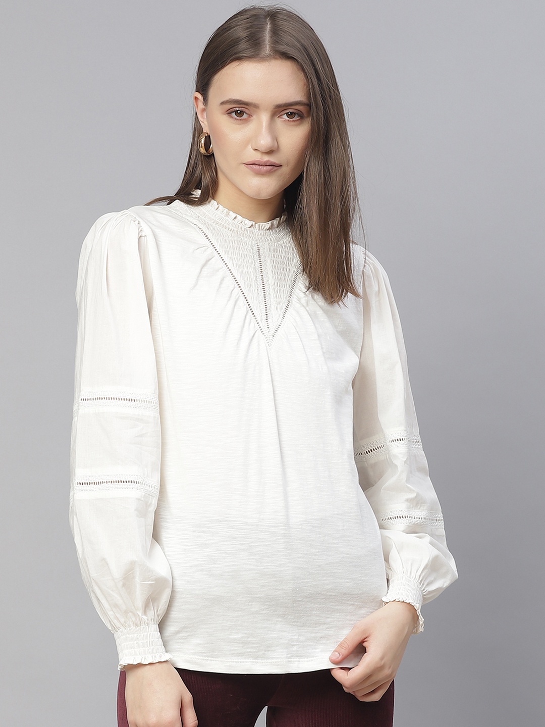 

Marks & Spencer Women White Regular Top