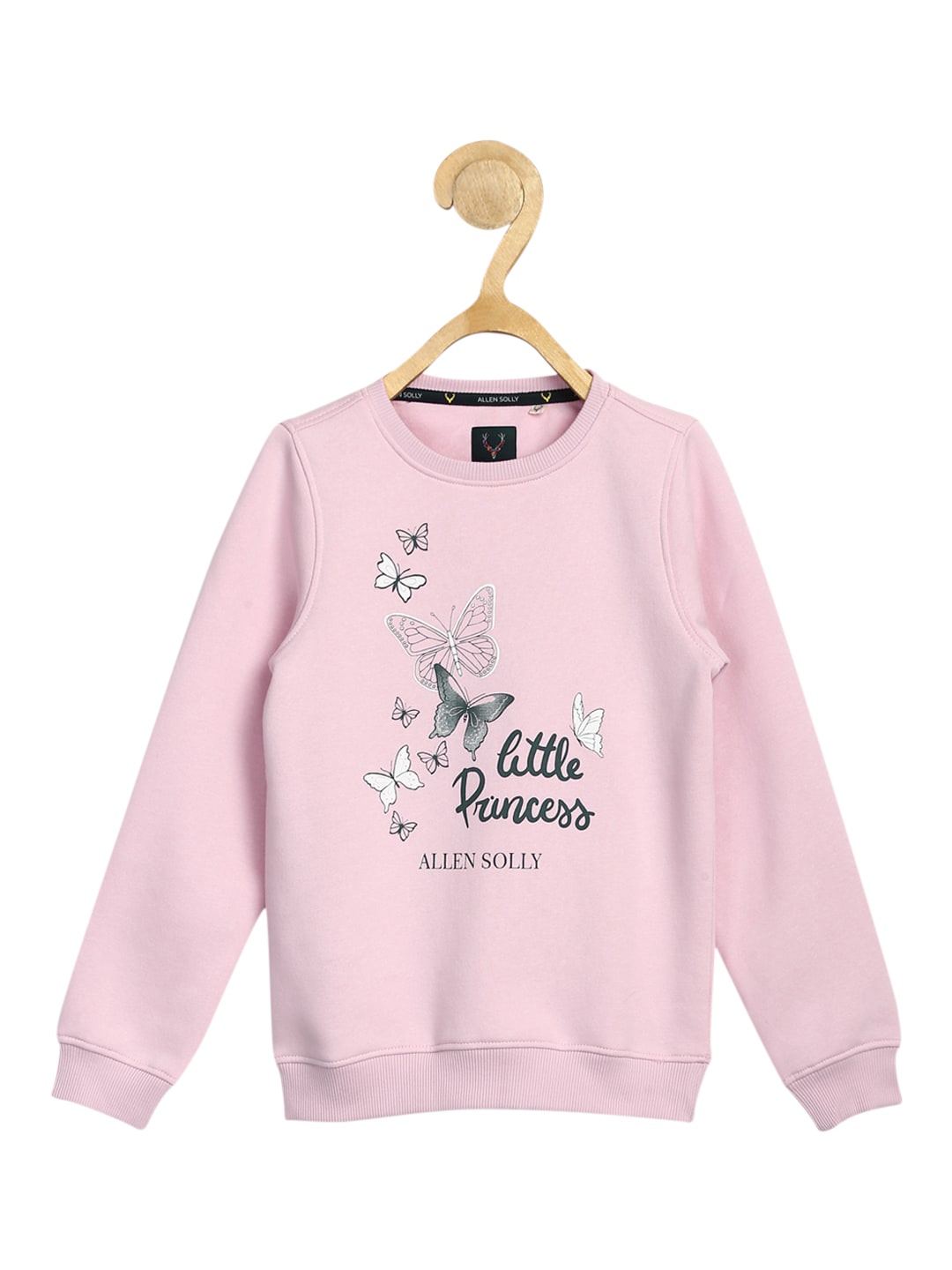 

Allen Solly Junior Girls Pink Printed Sweatshirt