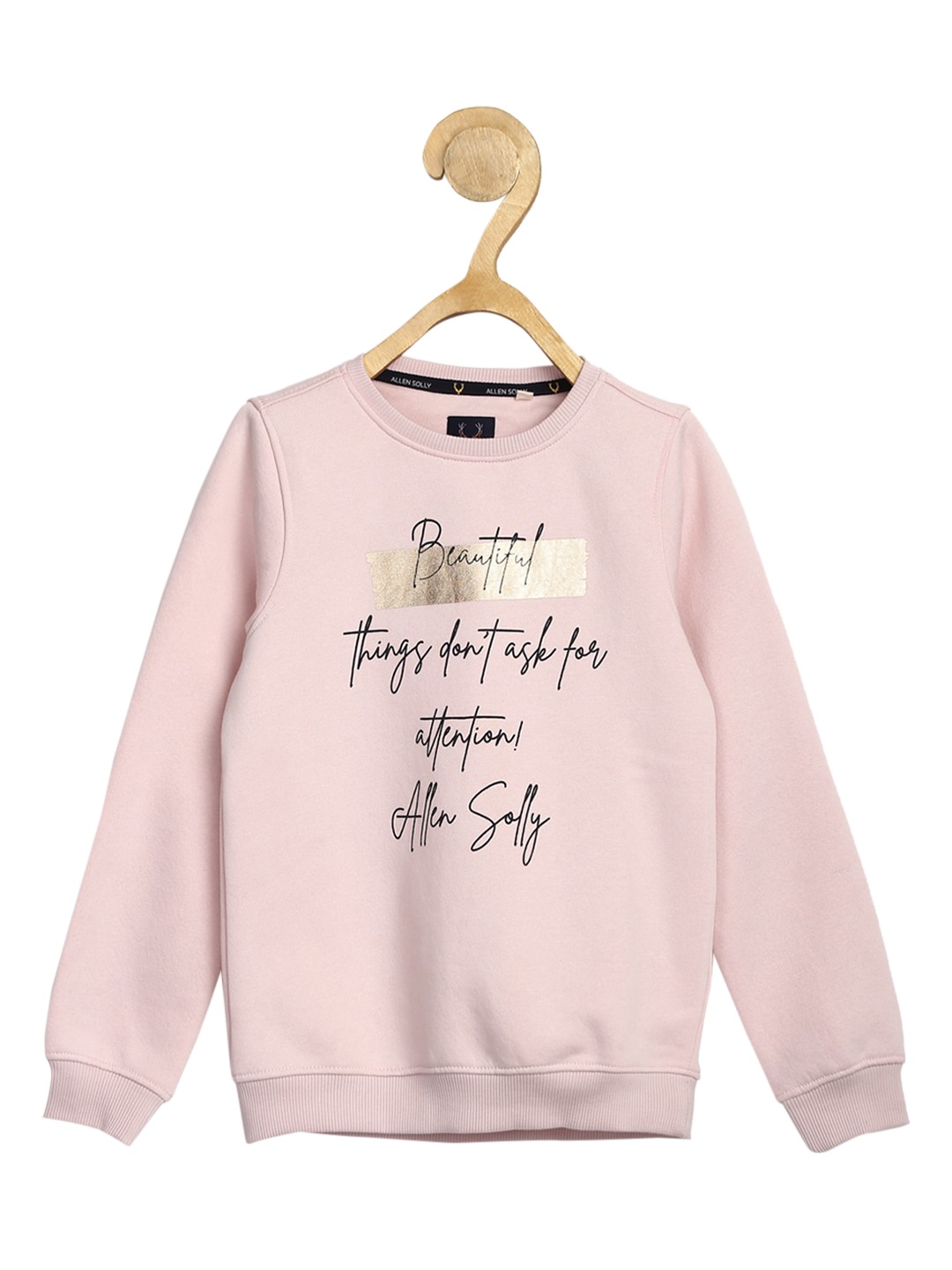 

Allen Solly Junior Girls Pink Printed Sweatshirt